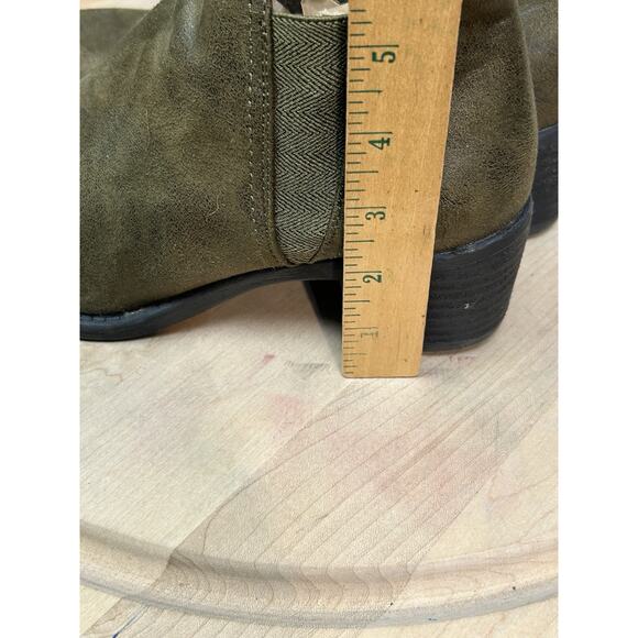 Lavorazione Artigiana Womens‎ 8 Green Ankle Slouch Booties B52 By Bull Boxer - Picture 9 of 12